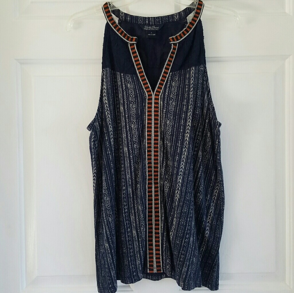 Lucky Brand/ printed swing tank